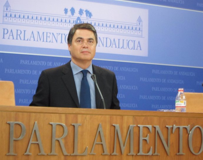 El Portavoz Del Grupo Popular En El Parlamento De Andalucía, Carlos Rojas, Hoy