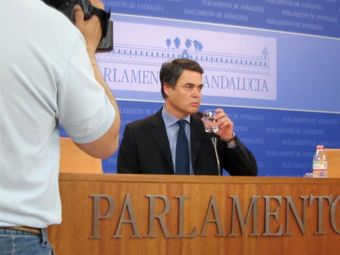 El Portavoz Del PP-A En El Parlamento, Carlos Rojas, Hoy En Rueda De Prensa