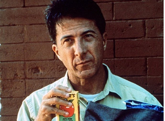 Dustin Hoffman En Una Escena De La Película "Rain Man"