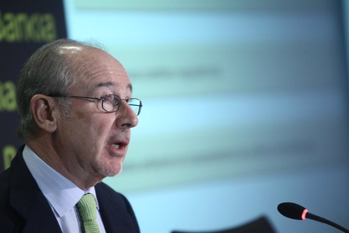 Rodrigo Rato Y Francisco Verdú Presentan Los Resultados De Bankia