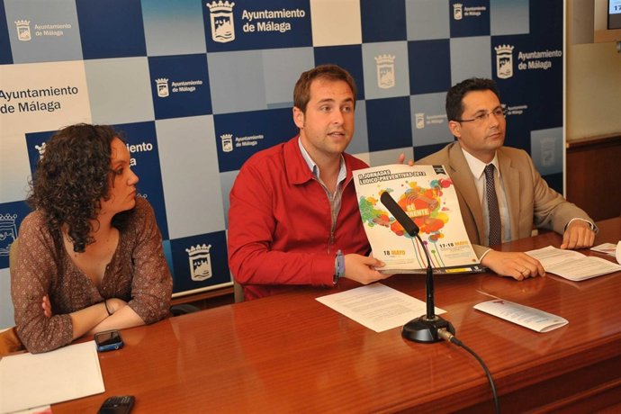 Los concejales de Málaga Luis Verde y Francisco Pomares 