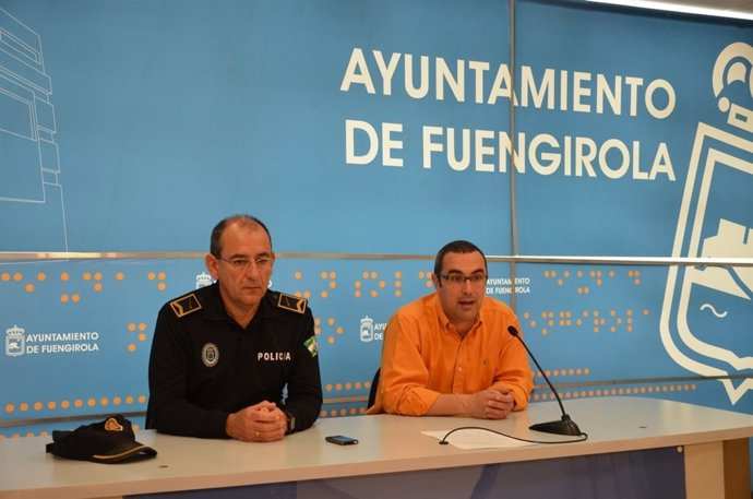 Rueda y Romero informan de las actuaciones policiales en Fuengirola