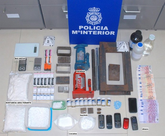 Drogas Y Objetos Intervenidos En La Operación