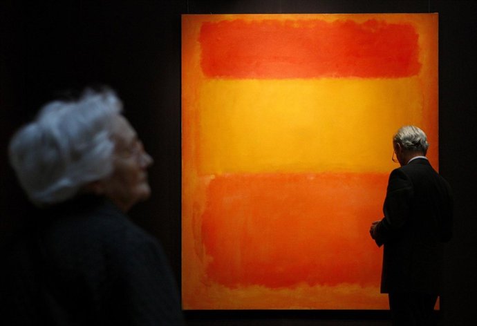 Orange, Red, Yellow De Mark Rothko