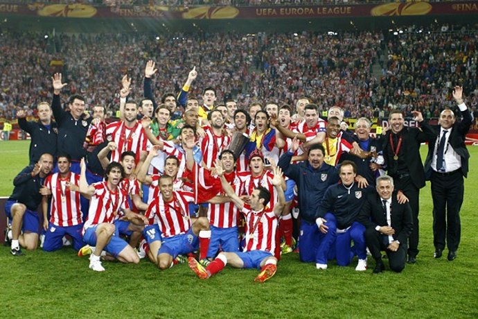 Celebracion Atletico Madrid Final Europa League