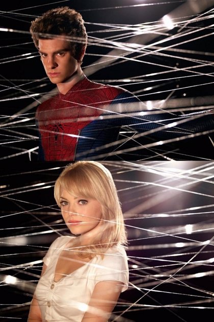 Andrew Garfield y Emma Stone enmarañados en las nuevas imágenes de The  Amazing Spider-man