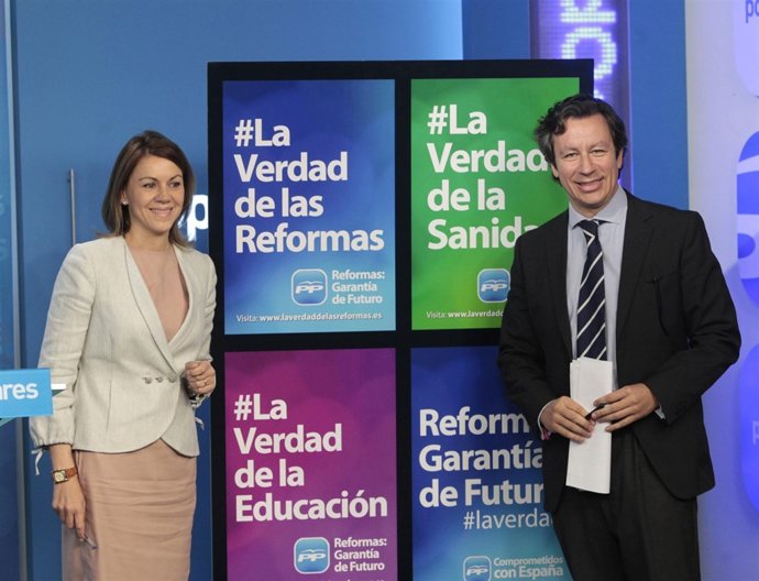 María Dolores De Cospedal Y Carlos Floriano