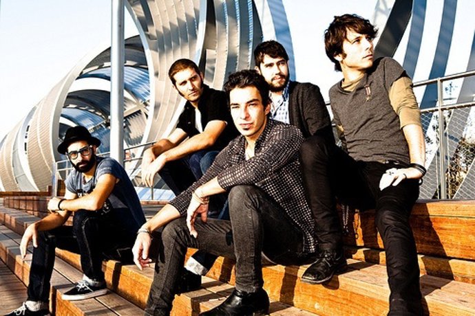 El grupo de rock español The Right Ons en una foto promocional