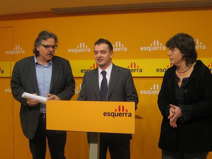 Joan Tardà, Alfred Bosch Y Teresa Jordà (ERC)