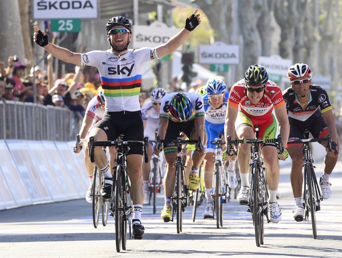 Cavendish Suma Su Segundo Triunfo En Las Llegadas Del Giro