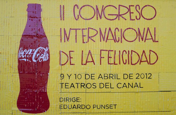 Cartel II Congreso Internacional De La Felicidad De Coca Cola