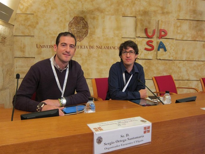 Los Organizadores Sergio Ortega Y Sergi Sánchez En La Presentación Del Encuentro