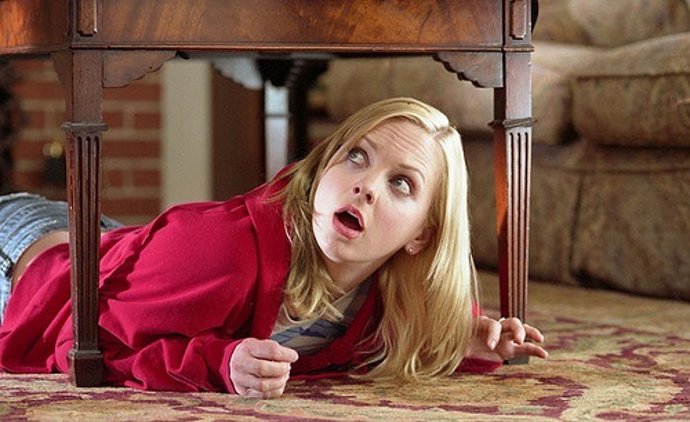 Anna Faris en una escena de Scary Movie
