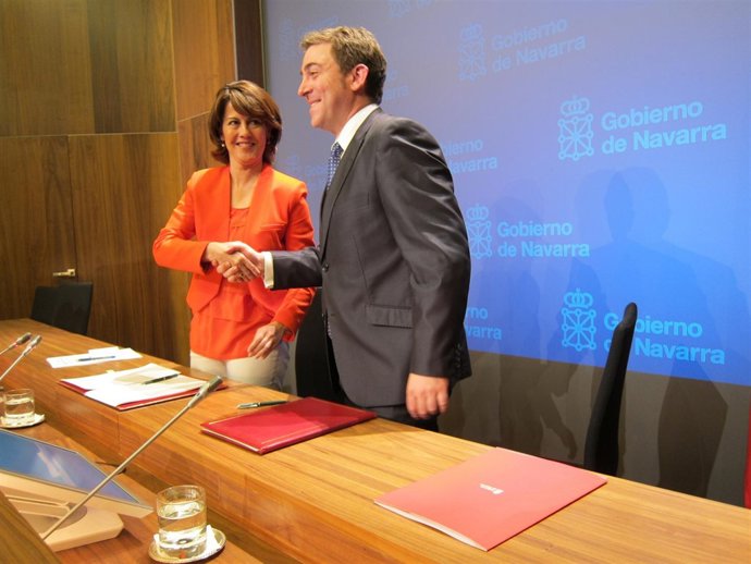 Yolanda Barcina Y Roberto Jiménez.