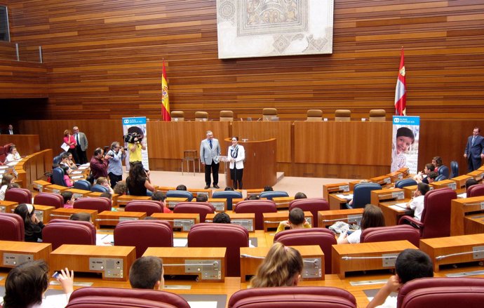 Pleno Infantil En Las Cortes De Castilla Y León.