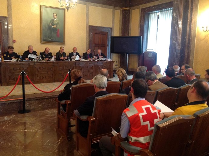 Reunión Para Coordinar La Seguridad De La Copa Del Rey