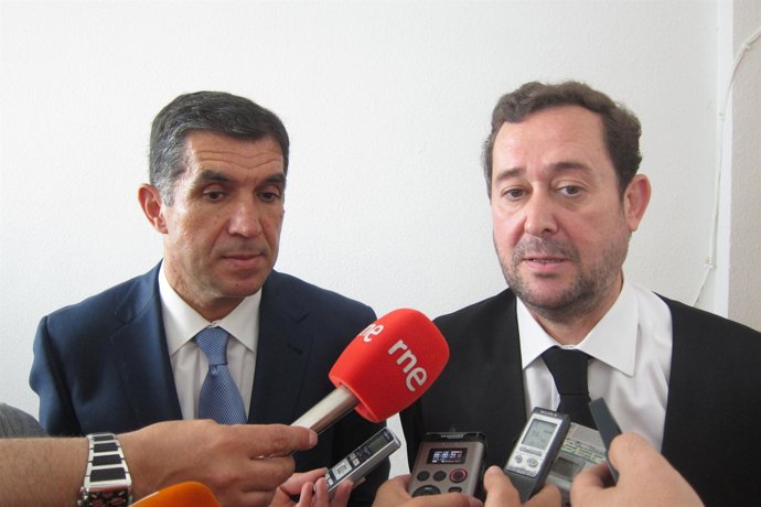 El Presidente Del TSJA, Lorenzo Del Río, Y El De La Audiencia De Huelva, Antonio