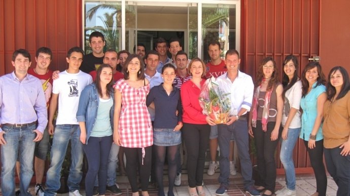 Sabalete Con Los Alumnos De Uno De Los Cursos FPE