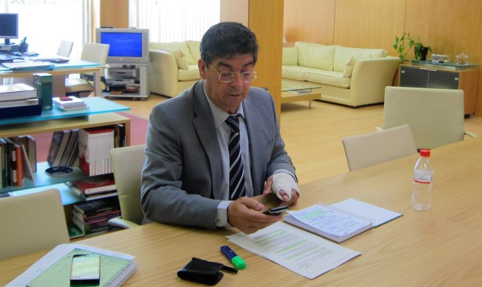 Diego Valderas, Momentos Después De La Entrevista