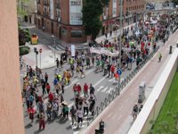 La columna sur, con dirección a Atocha, reúne a cientos de personas y obliga a cortar parcialmente General Ricardos