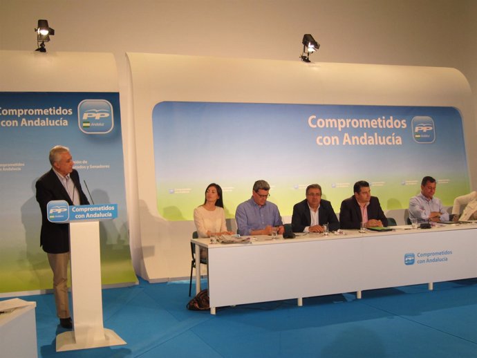Intervención Del Presidente Del PP-A, Javier Arenas
