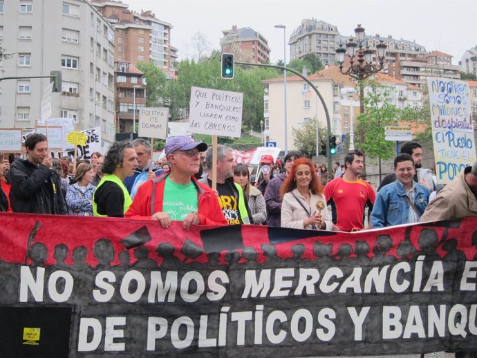 Manifestación Del 15M En Santander