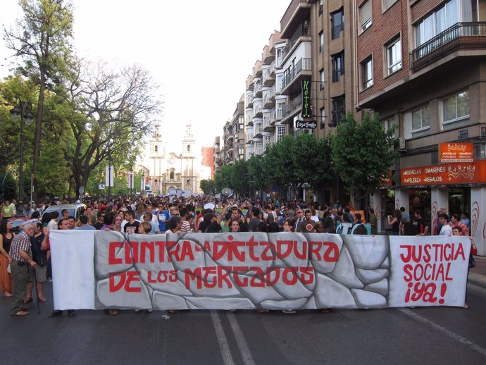 Manifestación Del 15M En Murcia