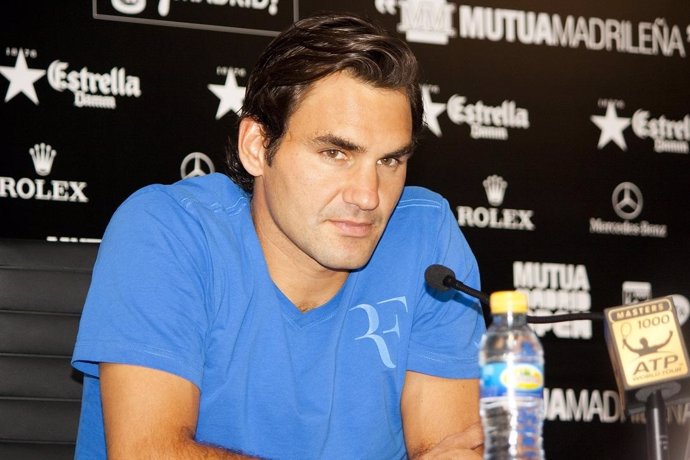 Federer En Rueda De Prensa