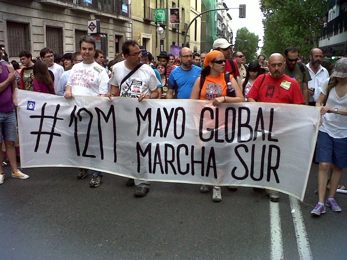Marcha Sur Del 15M En Madrid