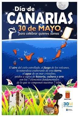 Cartel Del Día De Canarias
