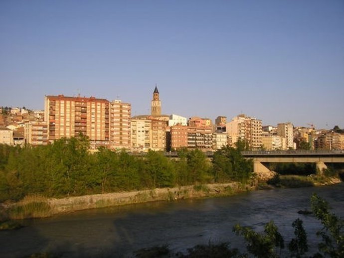 Vista De La Ciudad De Fraga