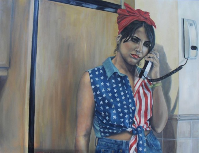 Una De Las Obras Expuestas