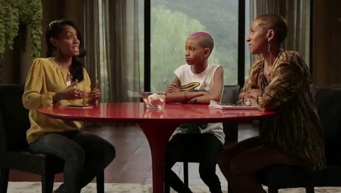 Jada Pinkett Smith, Willow y Adriene 