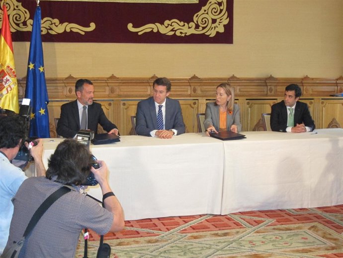 Agustín Hernández, Alberto Núñez Feijóo, Ana Pastor Y José Manuel Rey Varela