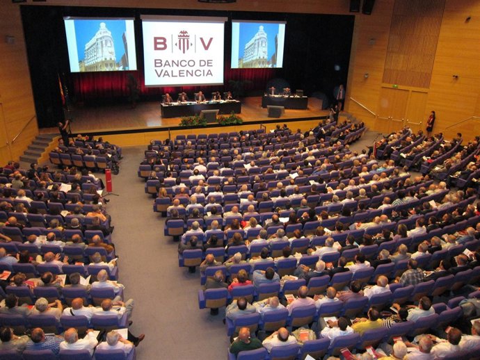 Junta General De Accionistas De Banco De Valencia.