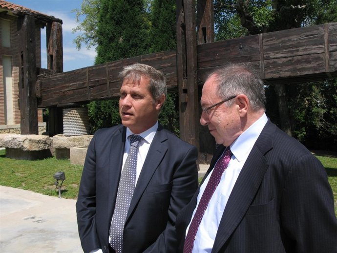 Alberto Fernández (Diputación)  Y Josep Lluís Bonet (Freixenet)
