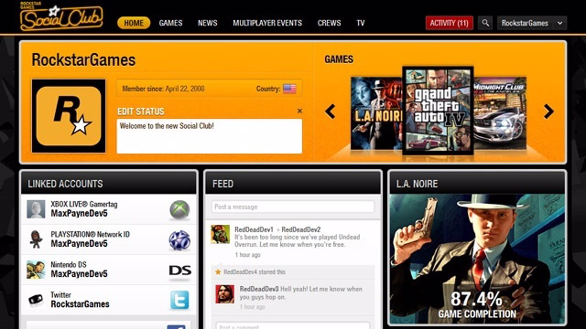Rockstar Games renueva Social Club antes del lanzamiento de Max Payne 3