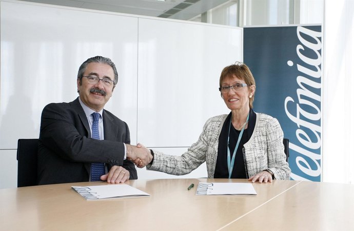 Eugenia Beito (Esade) Y Kim Faura (Telefónica)