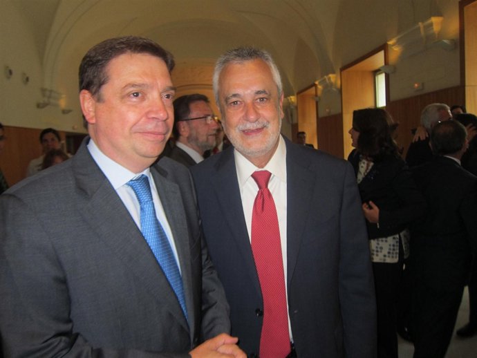 Luis Planas Junto A José Antonio Griñán