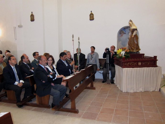 León De La Riva Y Clemente En Los Actos En Honor A San Isidro.