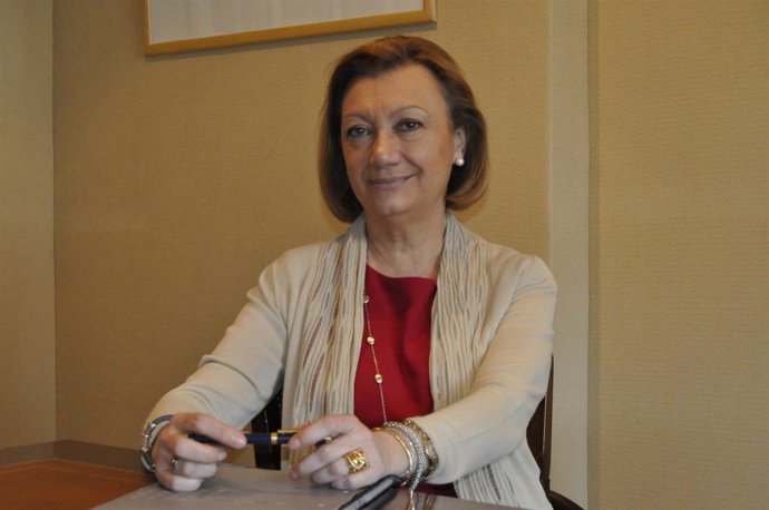 La Presidenta Del Gobierno De Aragón, Luisa Fernanda Rudi.