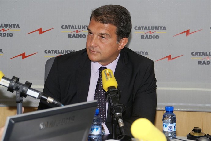 El Expresidente Del FC Barcelona Joan Laporta