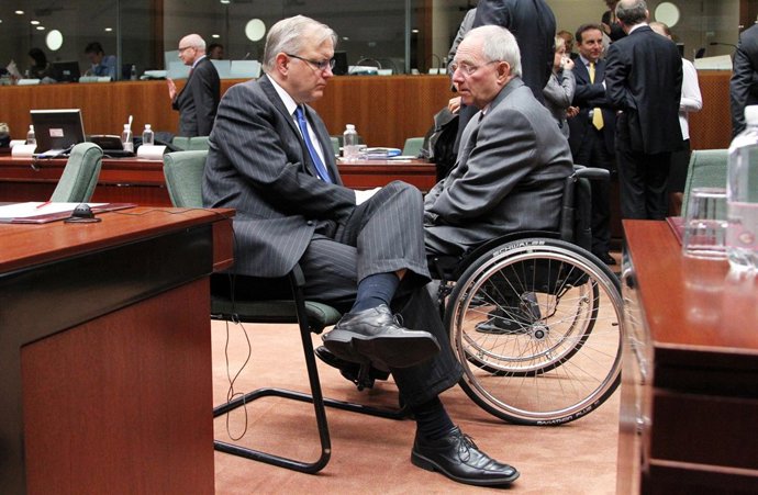 Olli Rehn Y Wolfgang Schaeuble