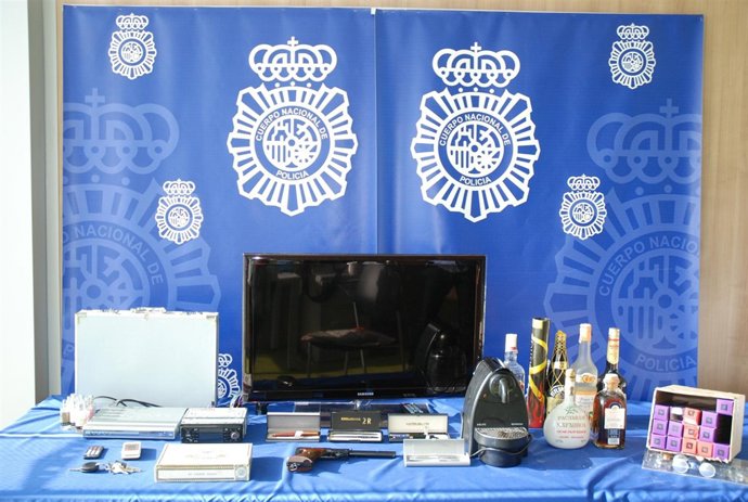 Material Recuperado Por La Policía Del Robo En Viviendas