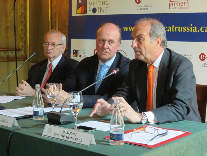 Miquel Valls, Enrique Lacalle Y Joaquim Gay De Montellà