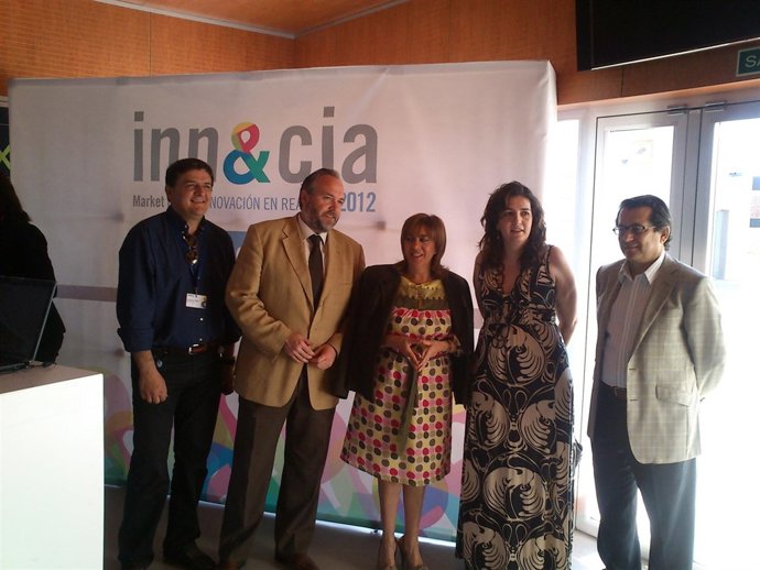 Delgado, Pérez, Gálvez, Piñar Y Relaño En La Inauguración De Inn&Cia 2012.