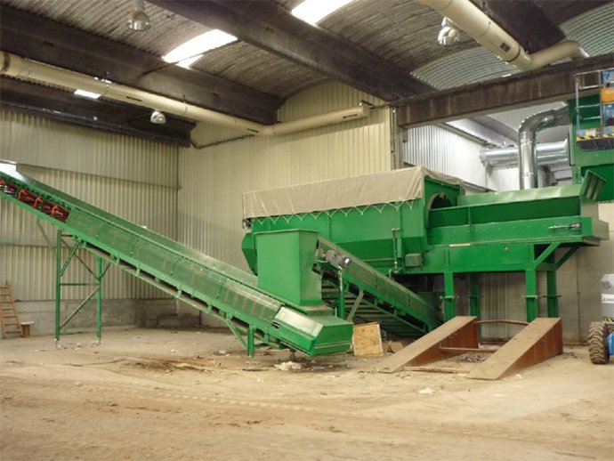 Planta de compostaje de Santa Coloma de Farners (Girona)