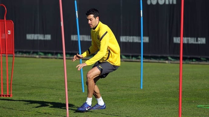 El Jugador Del FC Barcelona Sergio Busquets