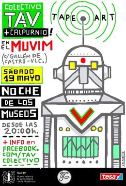 Cartel De La Muestra De Tapa Art