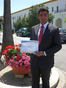 El Ganador De La I Beca De Control Aéreo Ftejerez, Agustín Rosa